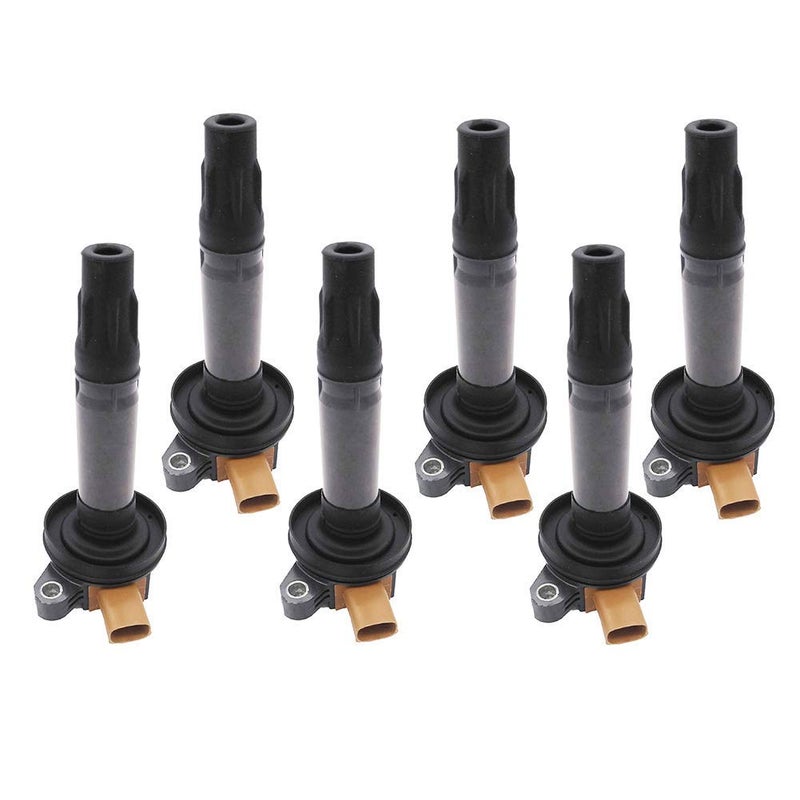 Germban BL3Z-12029-C DG549 Ignition Coils Set of 6pcs Replacement for Expedition Explorer F-150 Flex Taurus Transit for Lincoln MKS MKT Navigator 3.5L V6 2013-2017 UF646 - Image 1